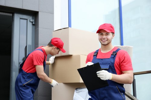 Customer booking a storage unit at Beddington Storage