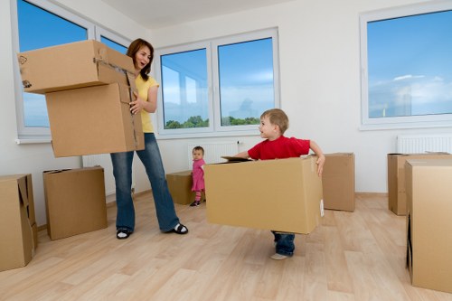 People using storage units in Beddington for flexible space