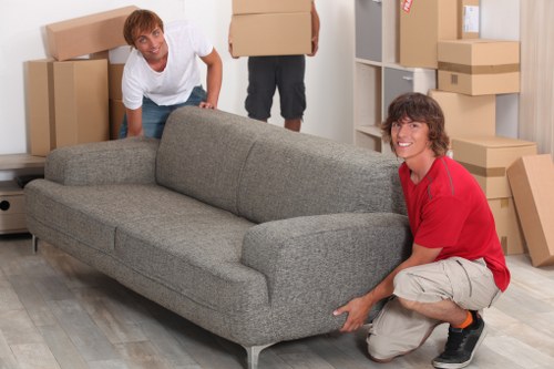 Loading furniture for a compact move in Beddington