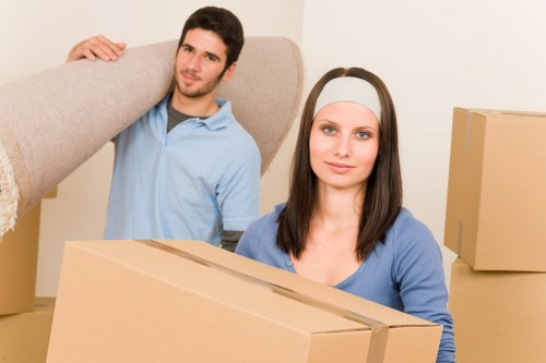 Residential move with removal van in Beddington area